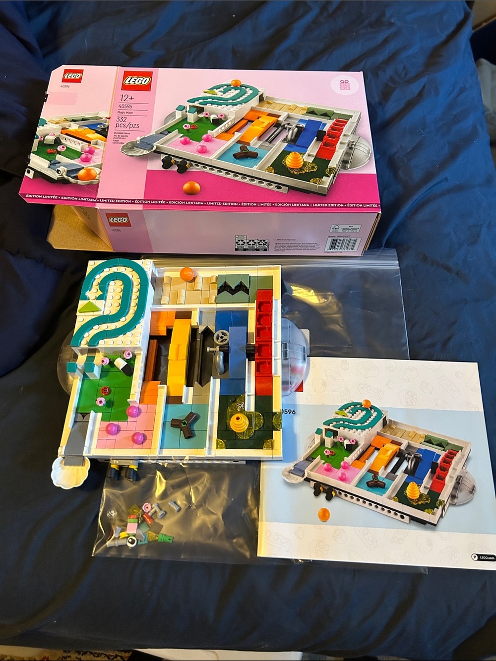 LEGO Marble Maze Building Set in Pink, Green, Yellow, Blue, Red